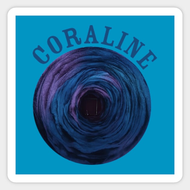 Coraline Sticker by AquaMockingbird